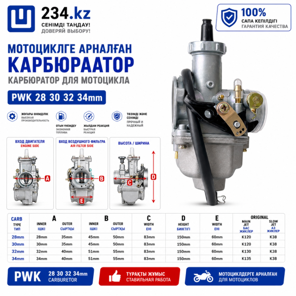  Корбюратор  CG-200    PZ-30  00001979 